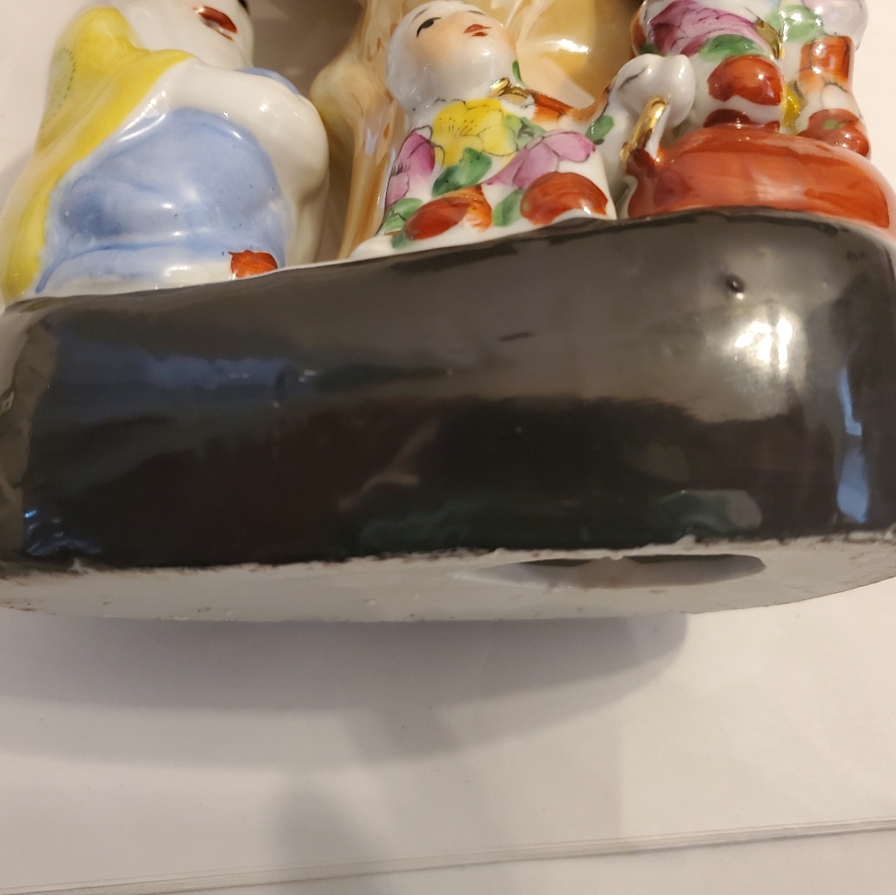 Vintage Porcelain Chinese Tree Prosperity figure - Picture 6 of 14